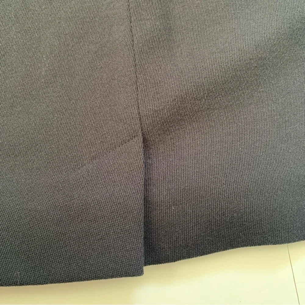 VINTAGE Holt Renfrew 100% Pure Virgin Wool Pencil Skirt Size 10 - Picture 3 of 9